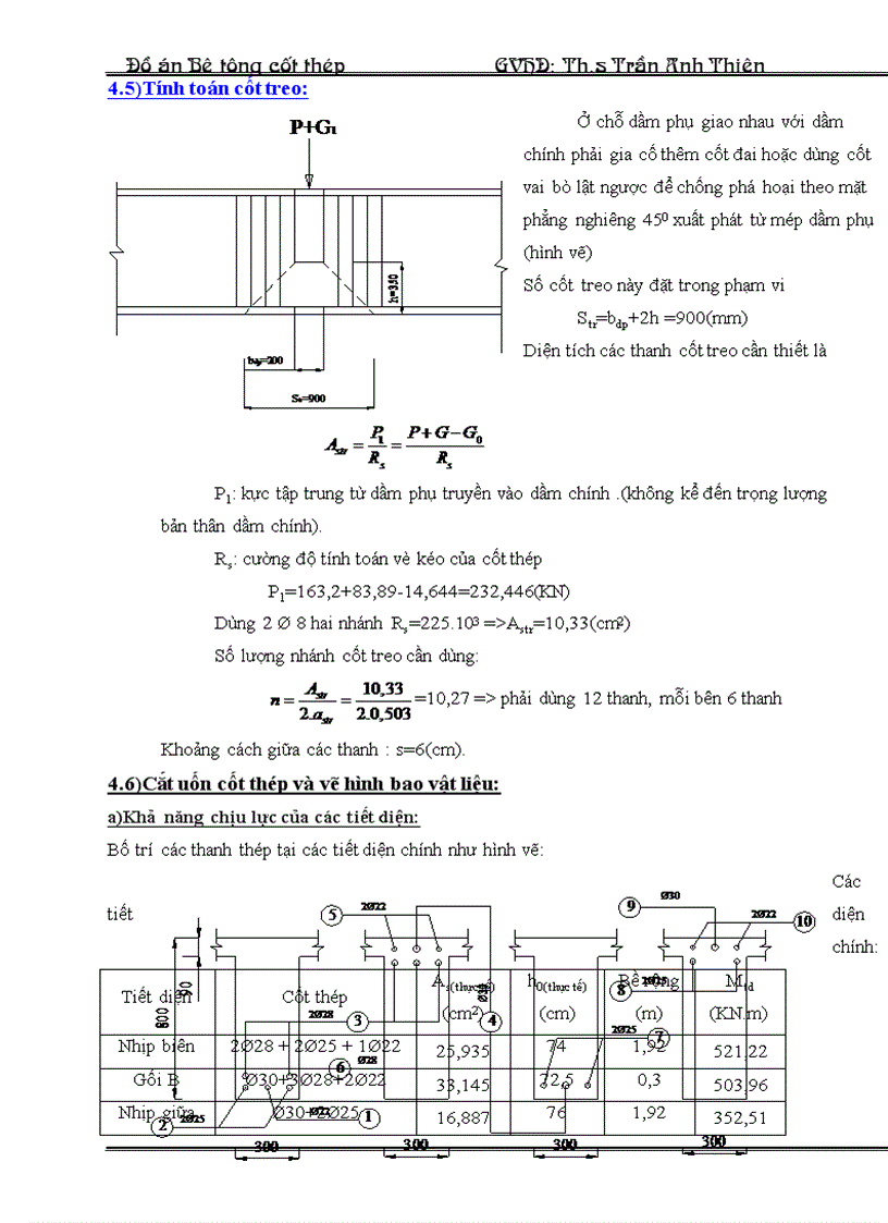 image for page Thiết kế sàn Bê tông cốt thép kiểu sàn sườn toàn khối có bản loại dầm Đồ án BTCT