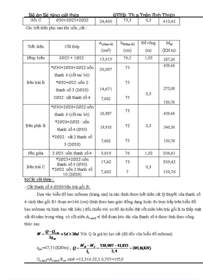 image for page Thiết kế sàn Bê tông cốt thép kiểu sàn sườn toàn khối có bản loại dầm Đồ án BTCT