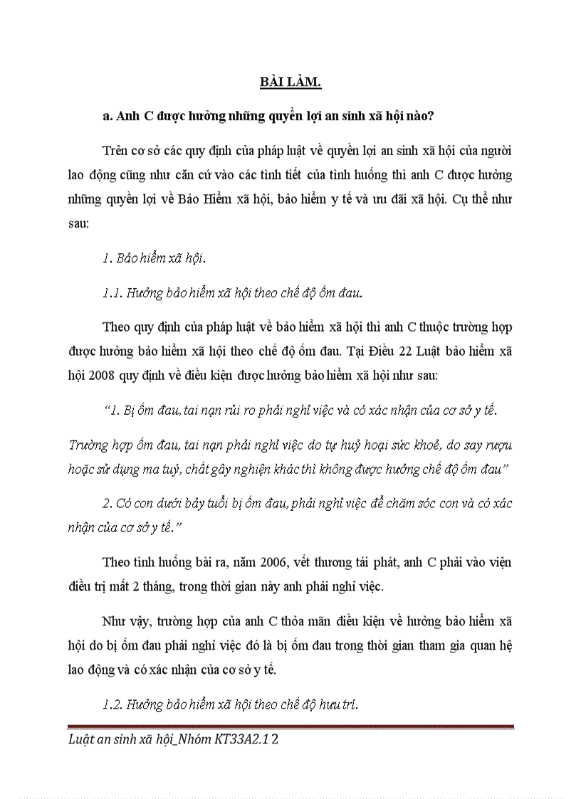 image for page Tình huống quyền lợi an sinh xã hội giải quyết quyền lợi về an sinh xã hội