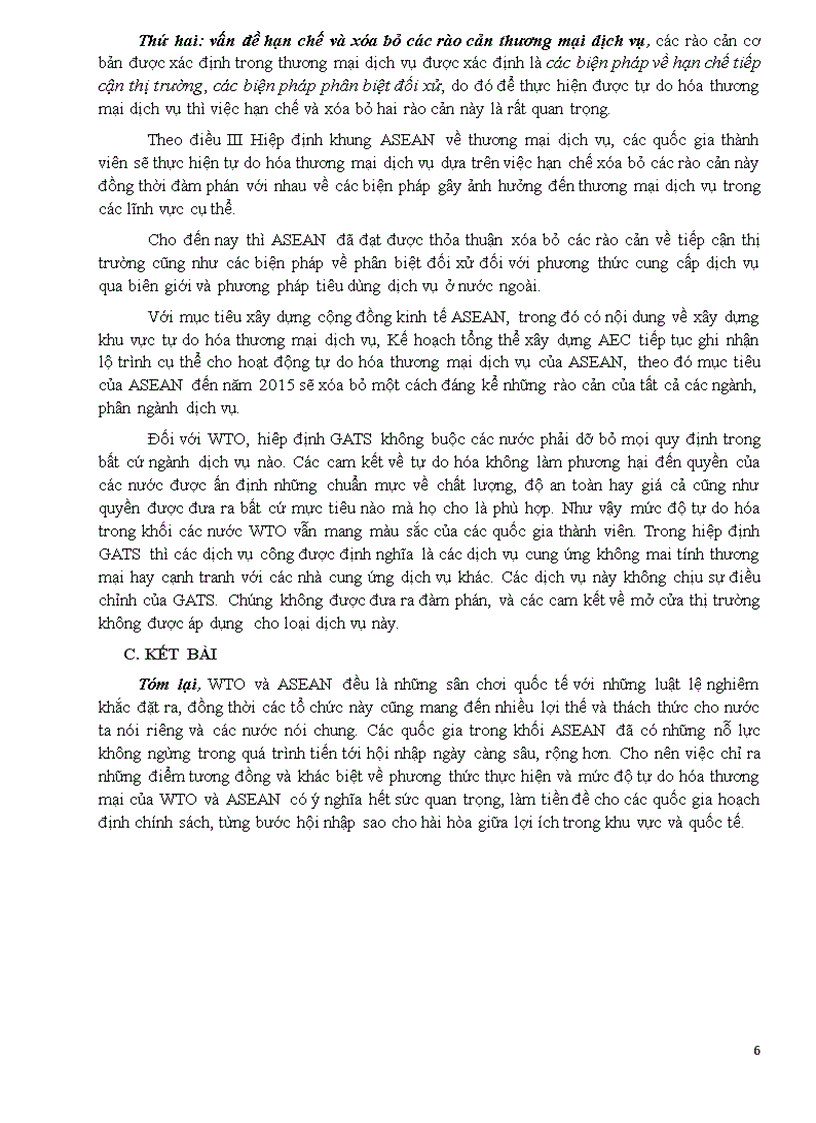 image for page So sánh phương thức thực hiện cách thức thực hiện và mức độ tự do hóa thương mại của Cộng đồng kinh tế ASEAN với Tổ chức thương mại thế giới WTO