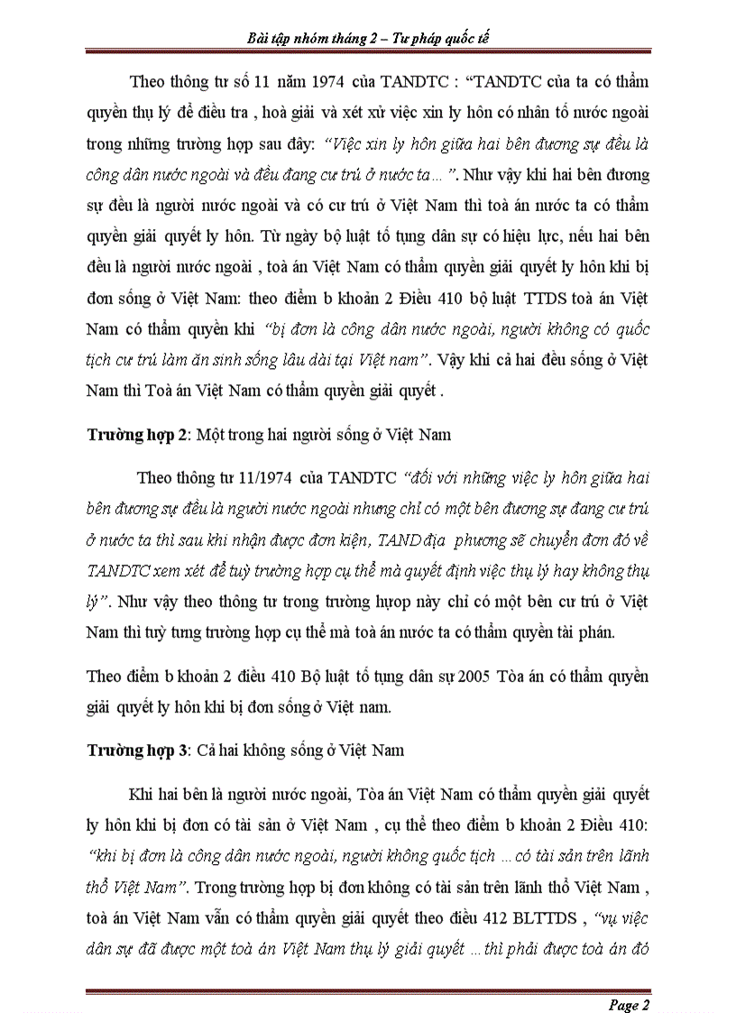 image for page Vấn đề ly hôn trong tư pháp quốc tế giải quyết tình huống