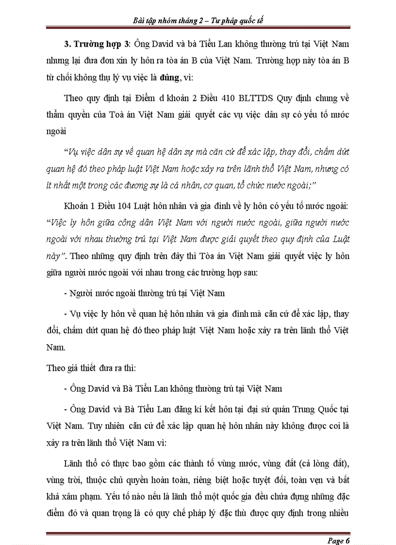 image for page Vấn đề ly hôn trong tư pháp quốc tế giải quyết tình huống