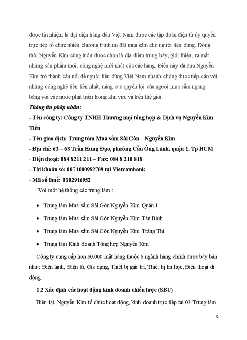 image for page Phân tích đánh giá chiến lược kinh doanh của doanh nghiệp bán lẻ Nguyên Kim