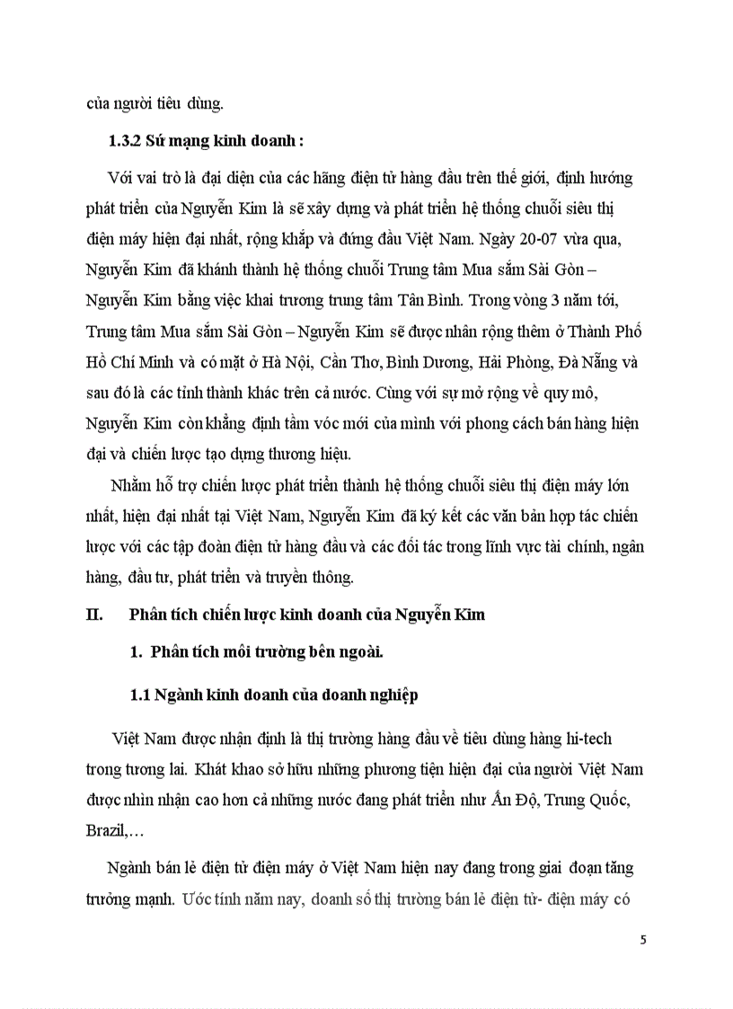 image for page Phân tích đánh giá chiến lược kinh doanh của doanh nghiệp bán lẻ Nguyên Kim