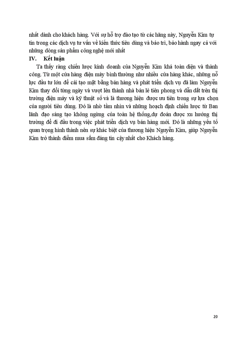 image for page Phân tích đánh giá chiến lược kinh doanh của doanh nghiệp bán lẻ Nguyên Kim