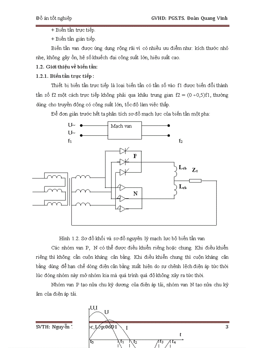 Nghiên cứu bộ biến tần AC AC Matrix Converter