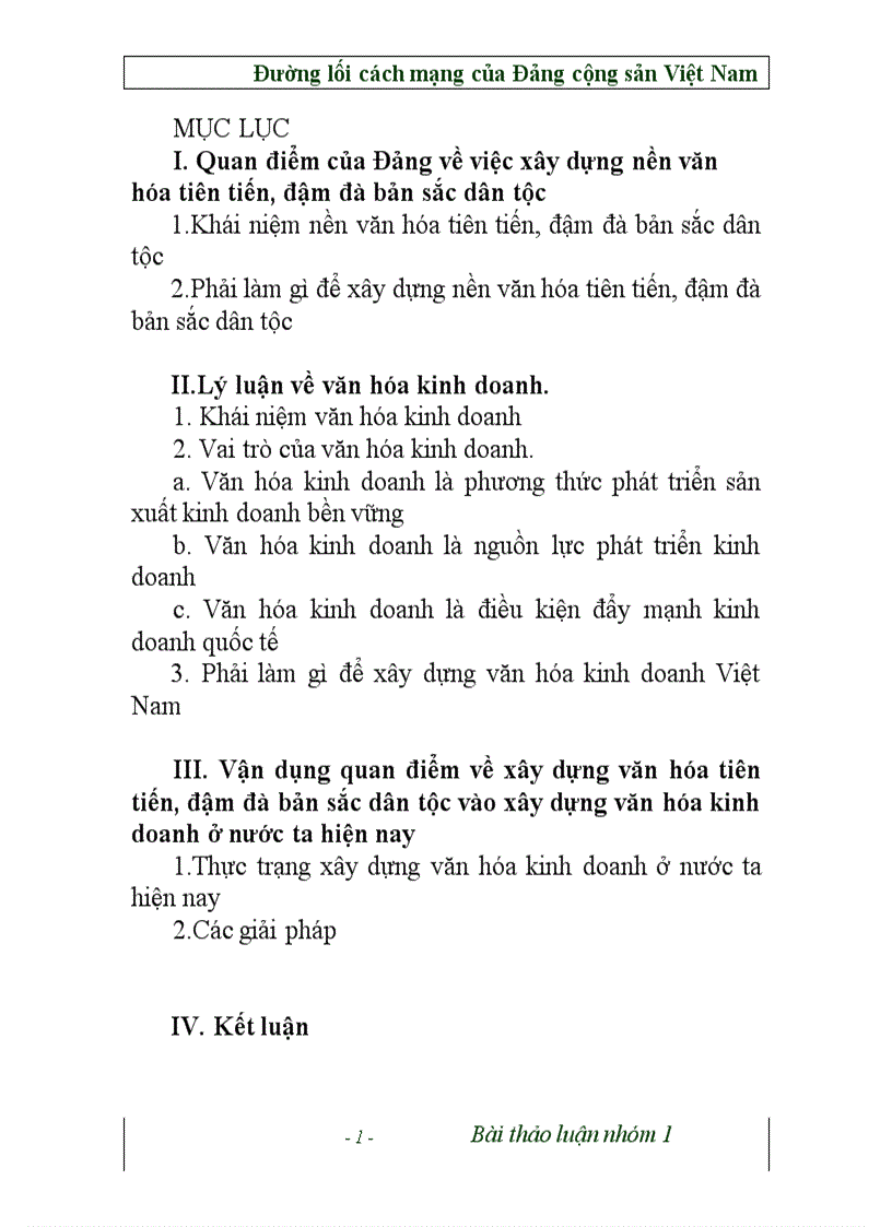image for page Quan điểm về việc xây dựng nền văn hóa tiên tiến đậm đà bản sắc dân tộc