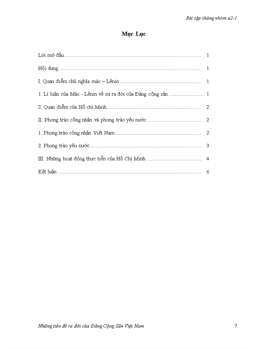 image for page Tiền đề ra đời của Đảng Cộng Sản Việt Nam