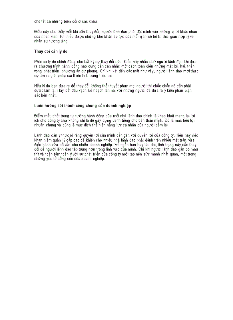 image for page Lãnh đạo lớn Sức mạnh của sự nhất quán