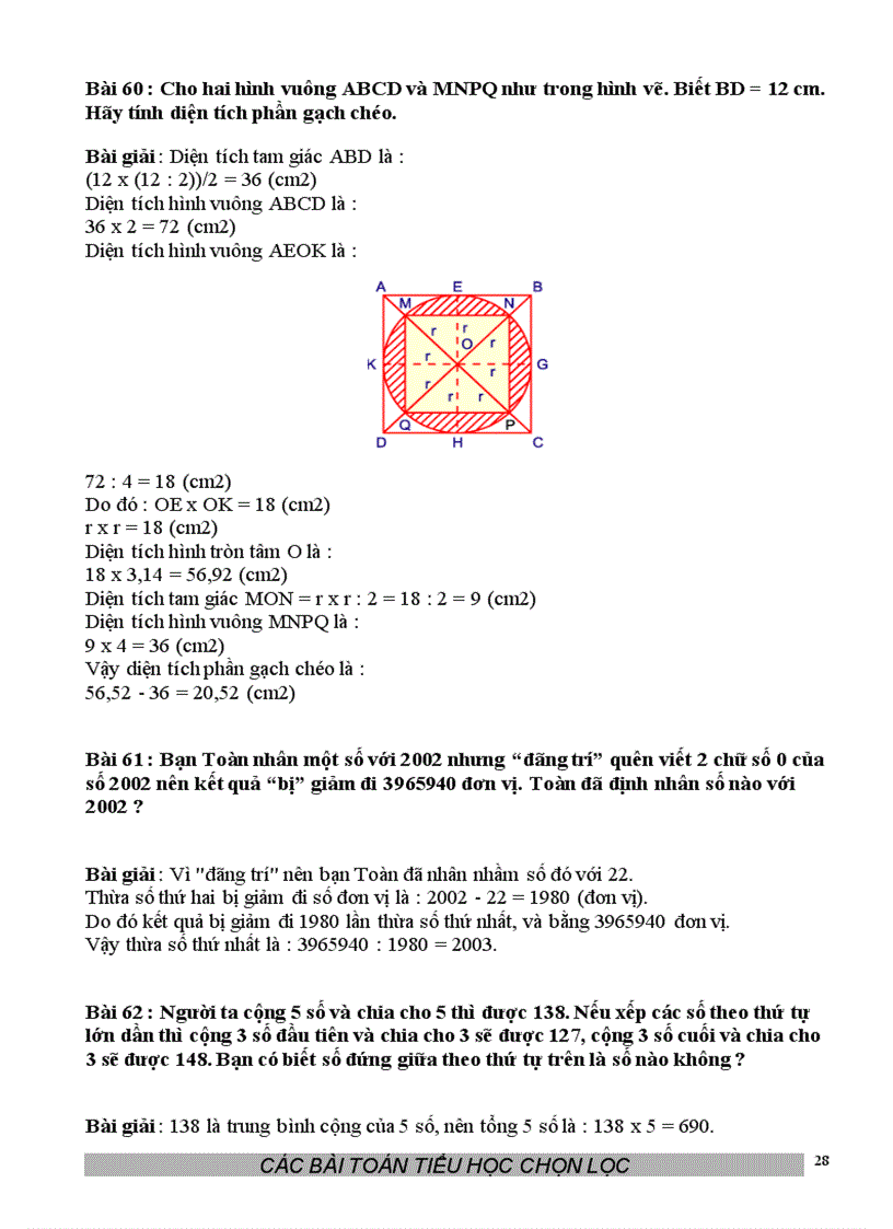 image for page 150 bài toán tiểu học chọn lọc