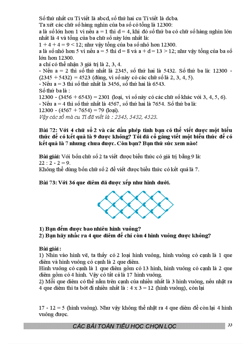 image for page 150 bài toán tiểu học chọn lọc