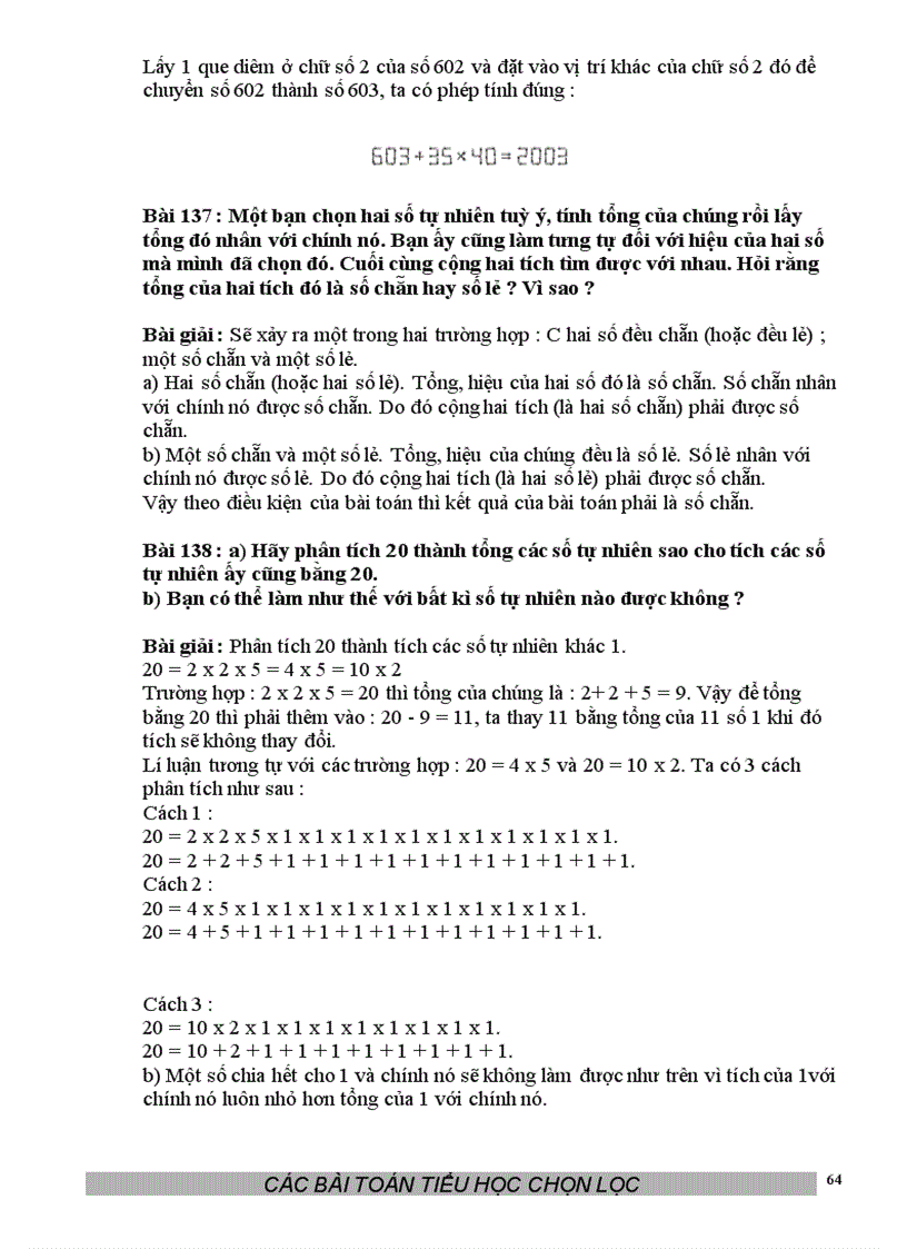 image for page 150 bài toán tiểu học chọn lọc