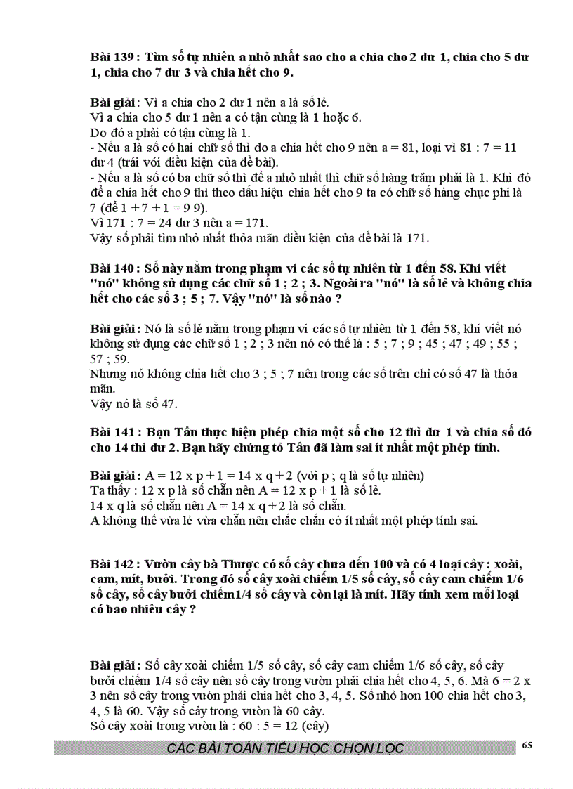 image for page 150 bài toán tiểu học chọn lọc