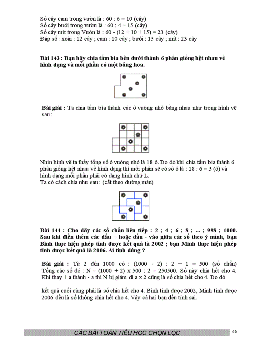 image for page 150 bài toán tiểu học chọn lọc