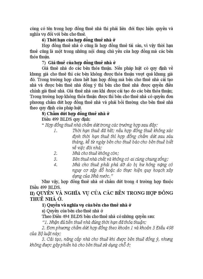 image for page Hợp đồng thuê nhà ở quyền và nghĩa vụ của các bên trong hợp đồng thuê nhà ở