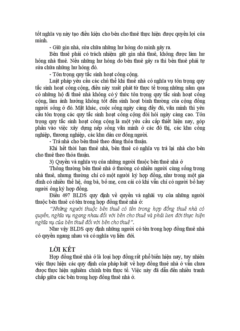 image for page Hợp đồng thuê nhà ở quyền và nghĩa vụ của các bên trong hợp đồng thuê nhà ở