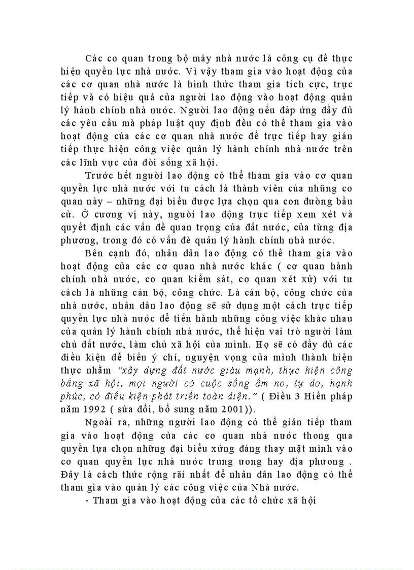 image for page Phân tích nguyên tắc nhân dân lao động tham gia đông đảo vào quản lý hành chính nhà nước và đánh giá việc vận dụng nguyên tắc này trong quản lý hành chính nhà nước ở nước ta hiện nay
