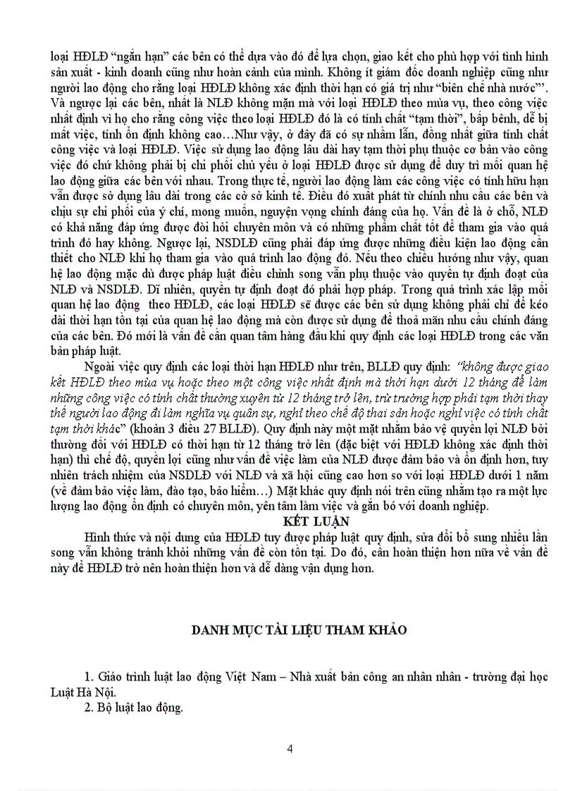 image for page Nêu và phân tích các quy định hiện hành về hình thức nội dung của hợp đồng lao động