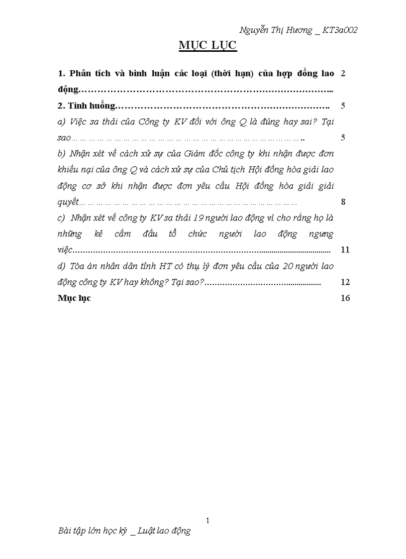 image for page Phân tích và bình luận các loại thời hạn của hợp đồng lao động giải quyết tình huống