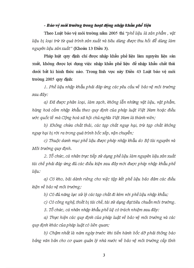 image for page Tác động của hội nhập kinh tế đến bảo vệ môi trường bằng pháp luật trong các lĩnh vực nhập khẩu