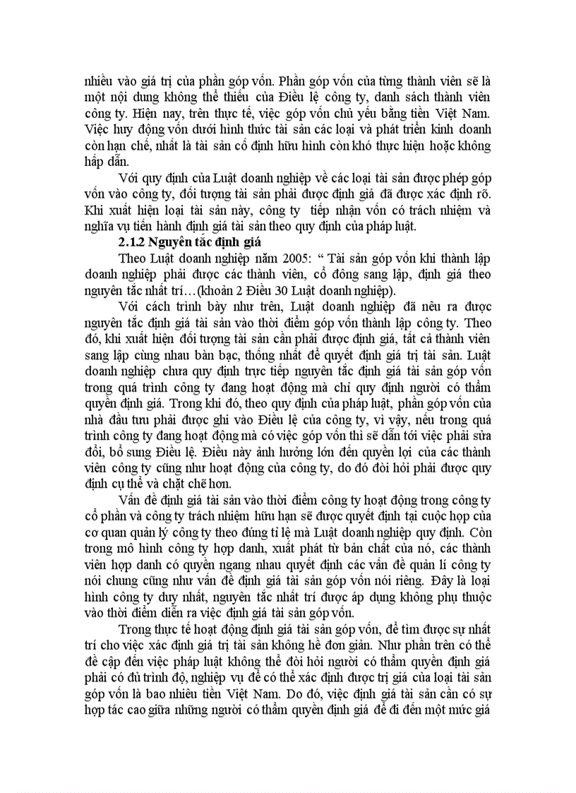 image for page Vấn đề góp vốn vào công ty Nội dung pháp luật hiện hành về định giá và chuyển quyền sở hữu tài sản góp vốn vào công ty 1