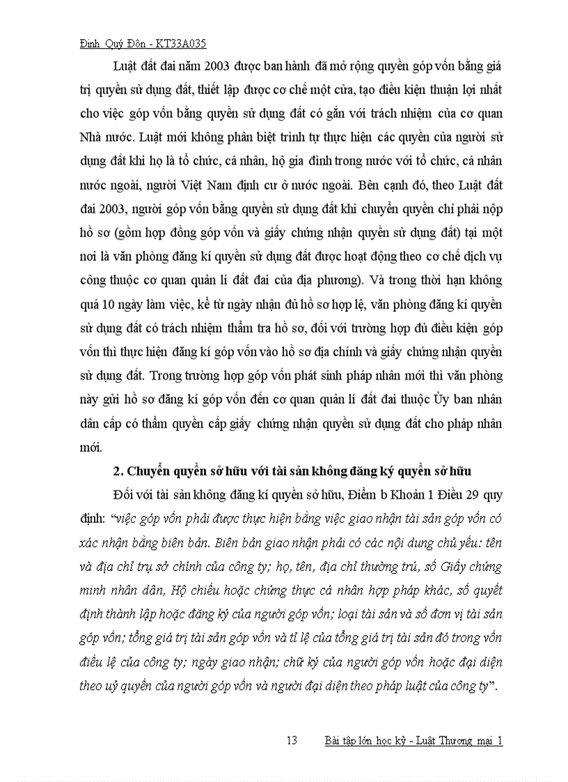 image for page Góp vốn và chuyển quyền sở hữu vốn góp vào công ty