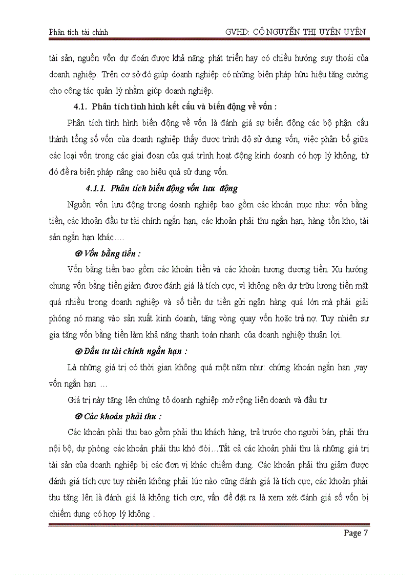 image for page Phân tích tài chính công ty cổ phần sữa Việt Nam Vinamilk