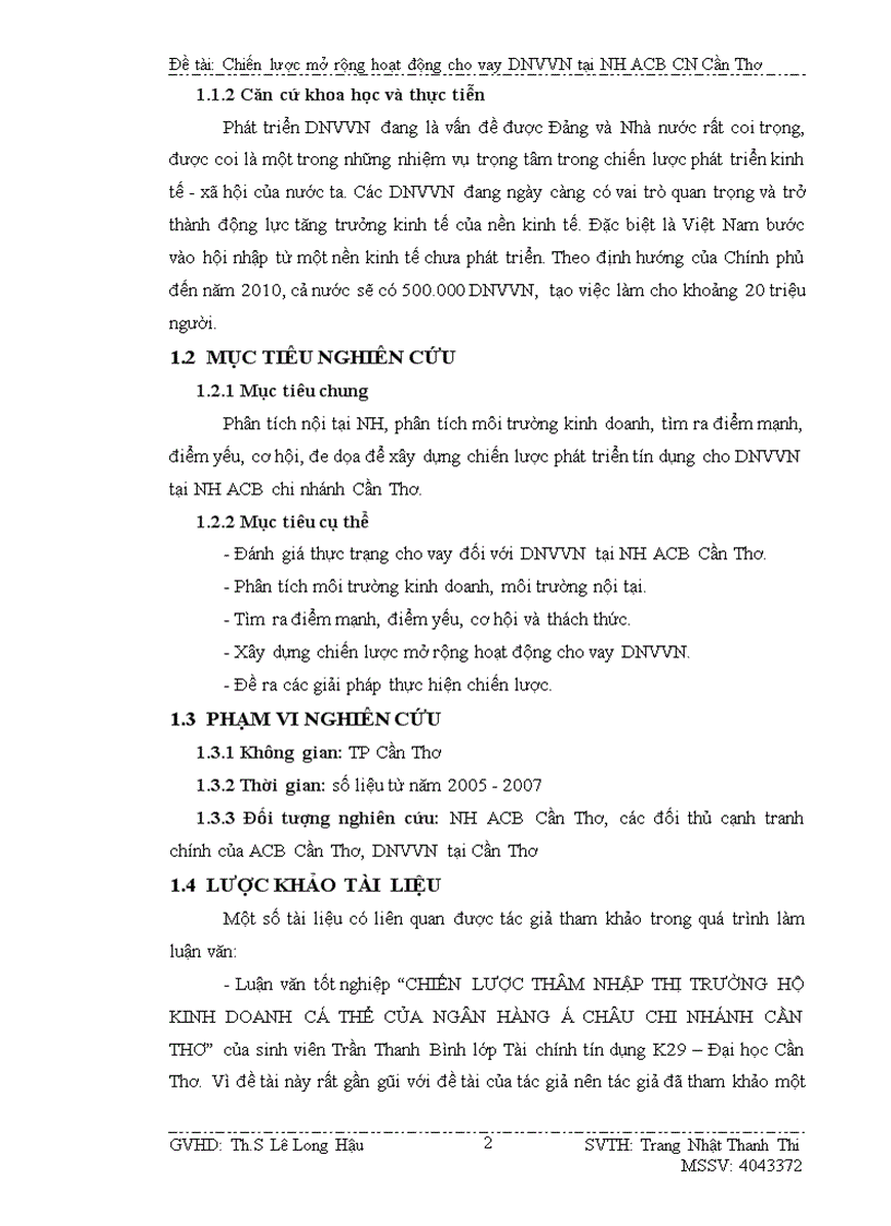 image for page Chiến lược mở rộng hoạt động cho vay doanh nghiệp vừa và nhỏ tại Ngân hàng Á Châu chi nhánh Cần Thơ
