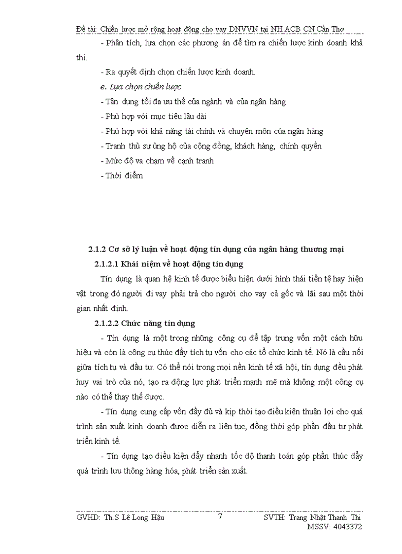 image for page Chiến lược mở rộng hoạt động cho vay doanh nghiệp vừa và nhỏ tại Ngân hàng Á Châu chi nhánh Cần Thơ