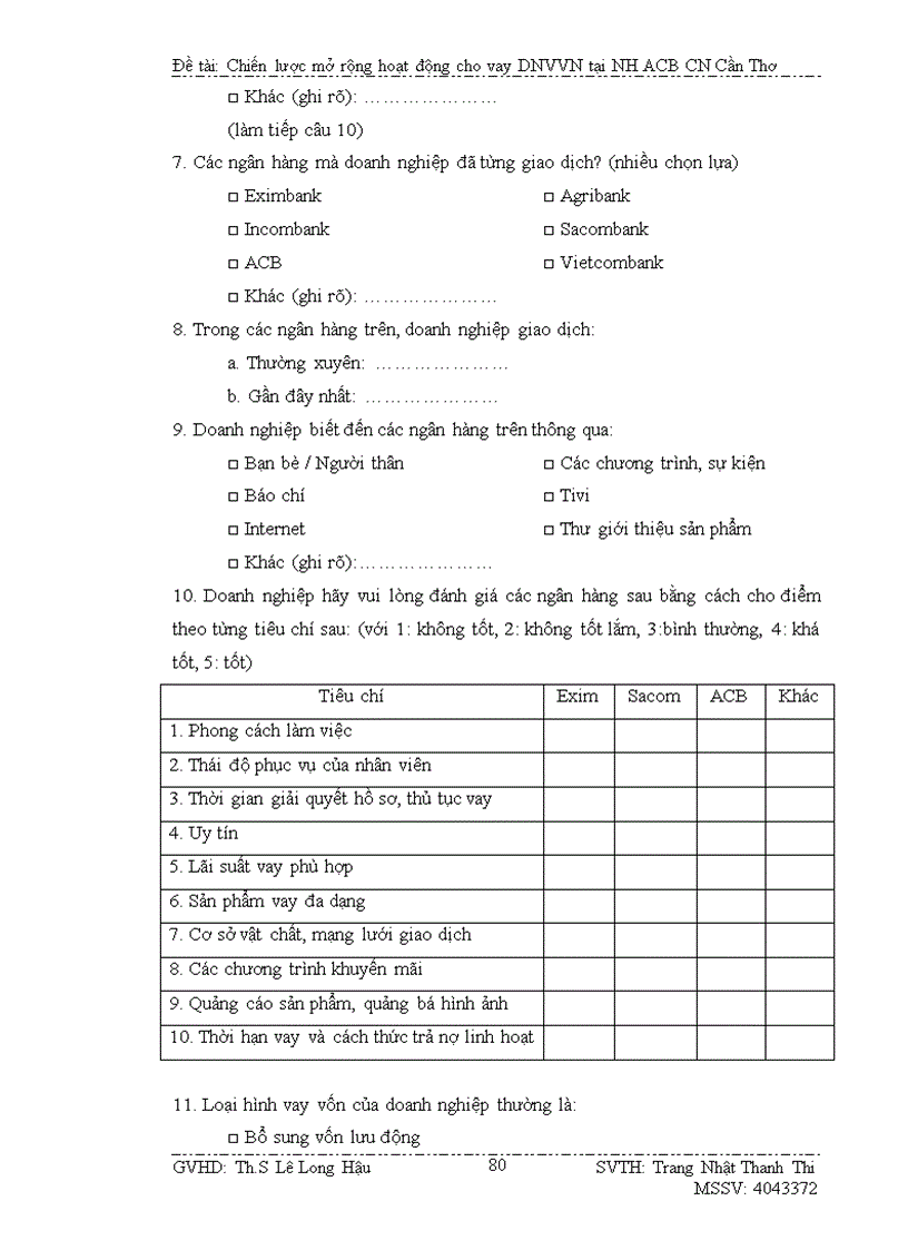 image for page Chiến lược mở rộng hoạt động cho vay doanh nghiệp vừa và nhỏ tại Ngân hàng Á Châu chi nhánh Cần Thơ