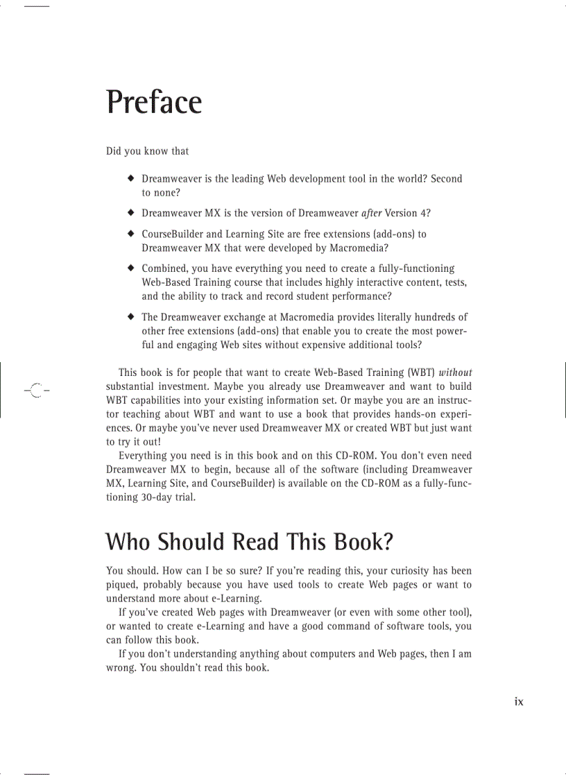 image for page Dreamweaver mx e learning toolkit