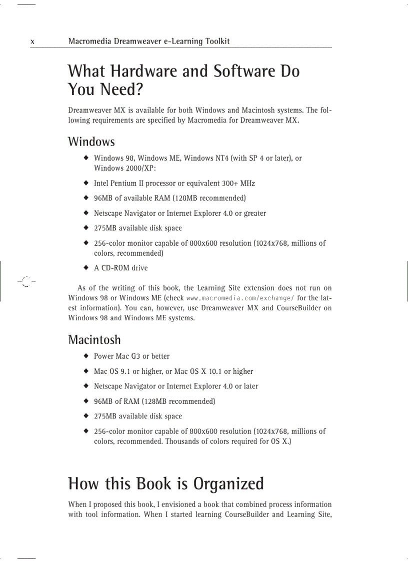 image for page Dreamweaver mx e learning toolkit