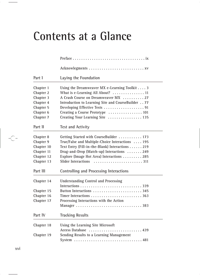 image for page Dreamweaver mx e learning toolkit