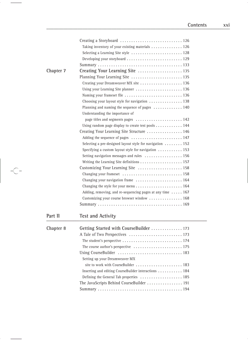 image for page Dreamweaver mx e learning toolkit