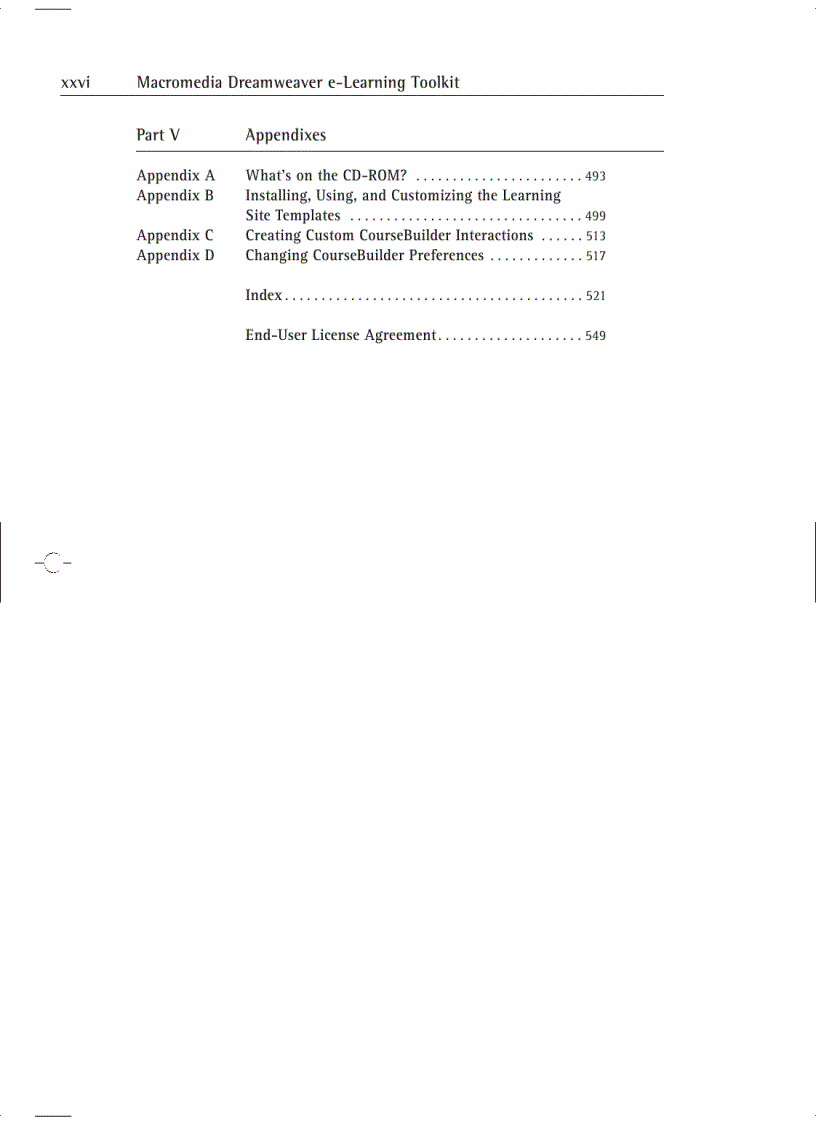 image for page Dreamweaver mx e learning toolkit