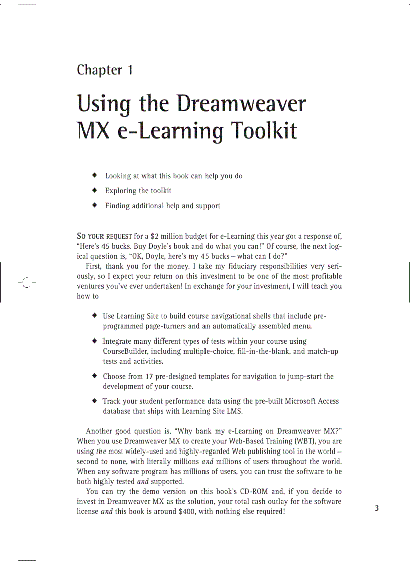 image for page Dreamweaver mx e learning toolkit