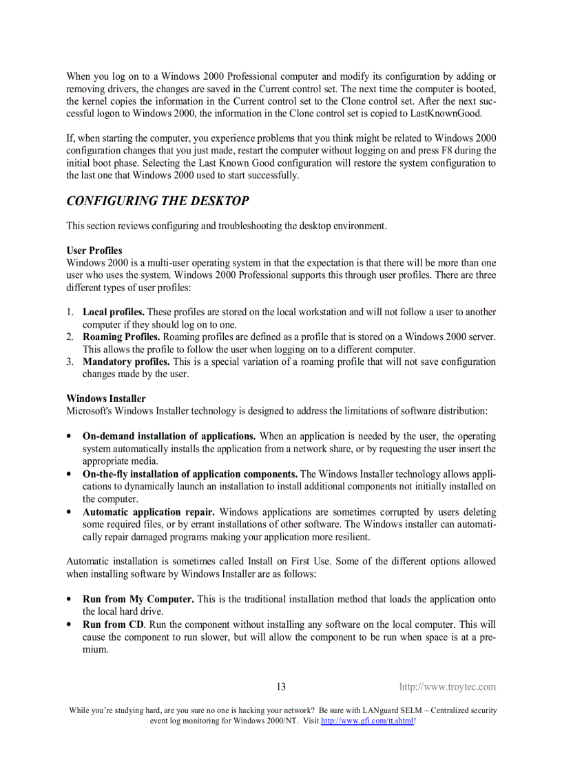 image for page MCSE Study guide Microsoft Windows 2000 Professional Exam 70 210