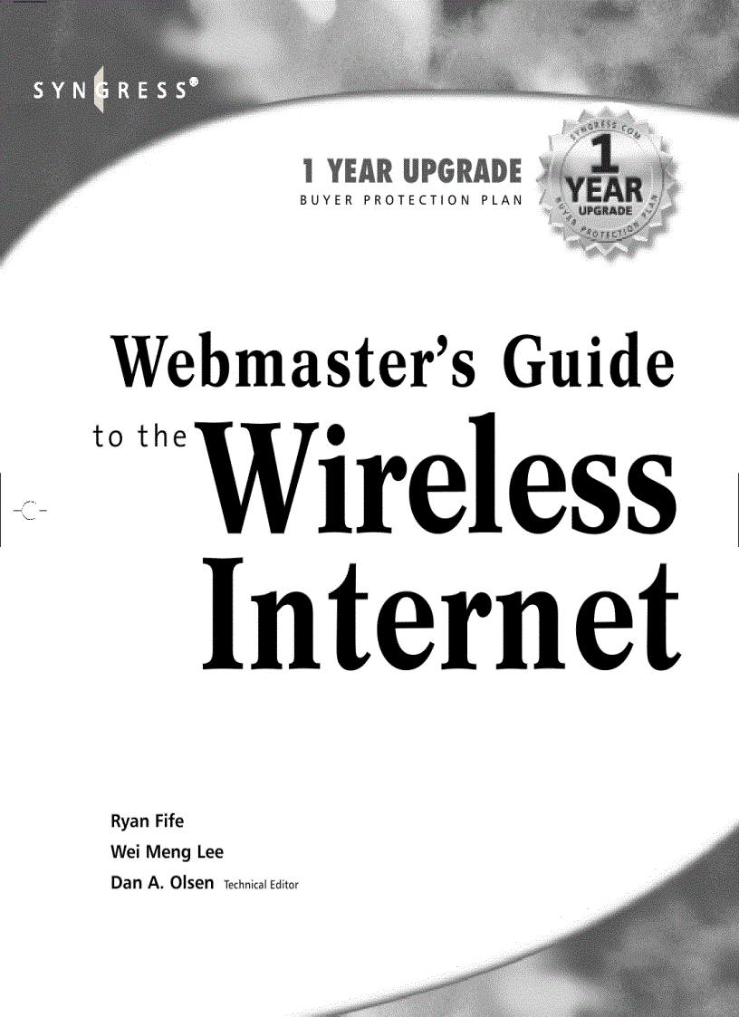image for page Webmasters Guide to the Wireless Internet