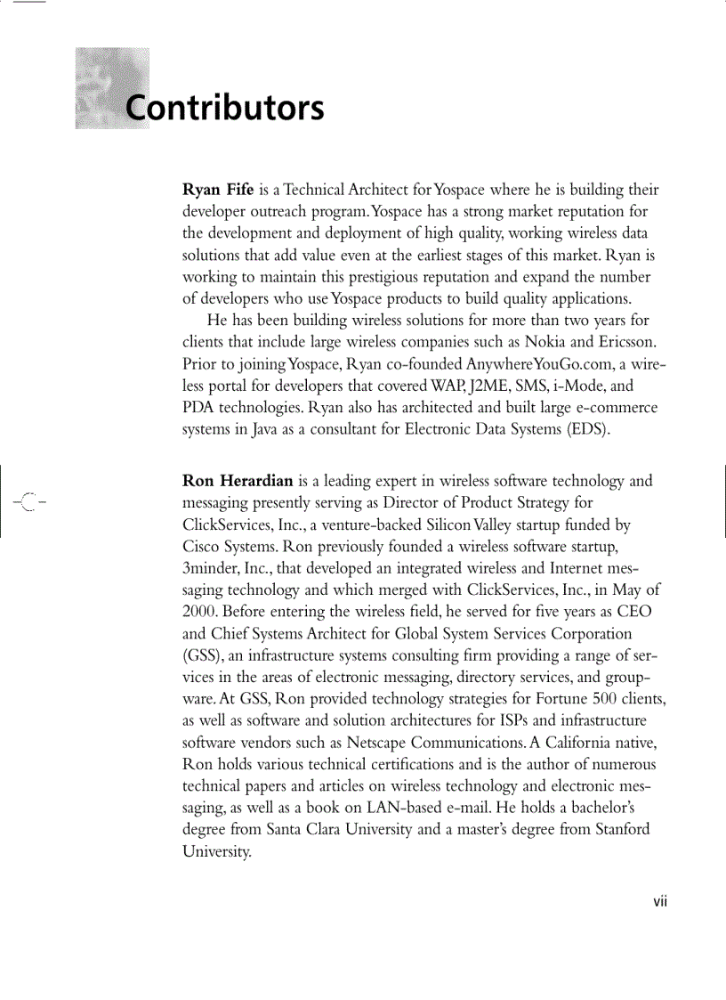 image for page Webmasters Guide to the Wireless Internet