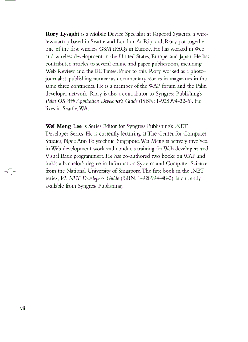 image for page Webmasters Guide to the Wireless Internet