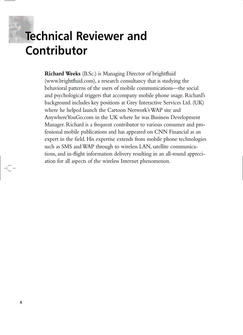 image for page Webmasters Guide to the Wireless Internet