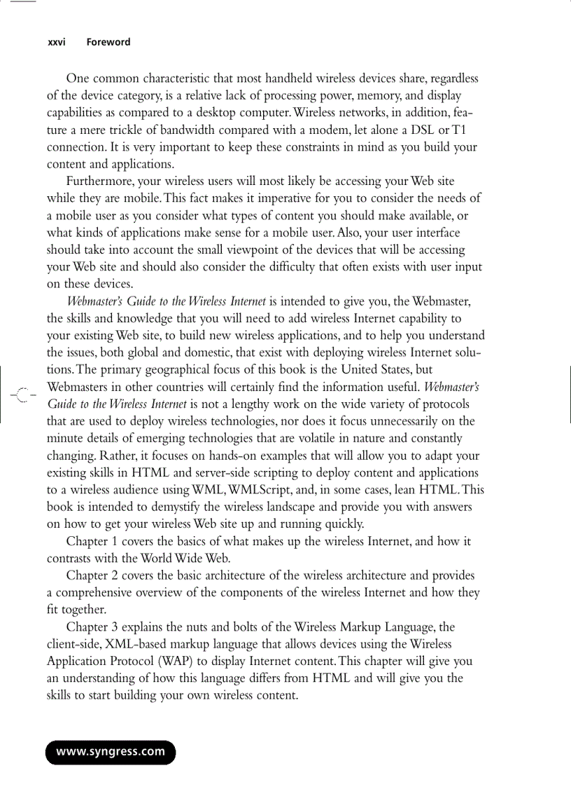 image for page Webmasters Guide to the Wireless Internet