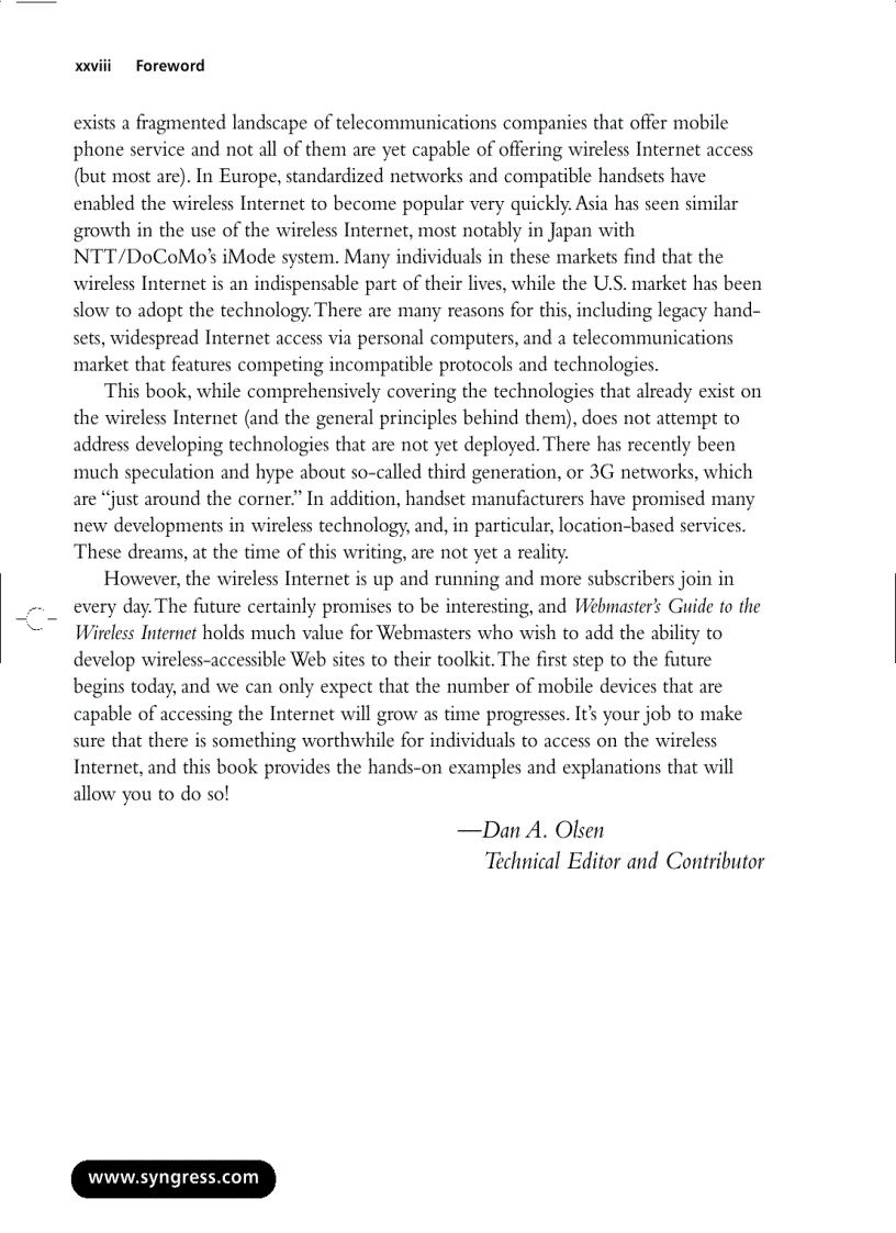 image for page Webmasters Guide to the Wireless Internet