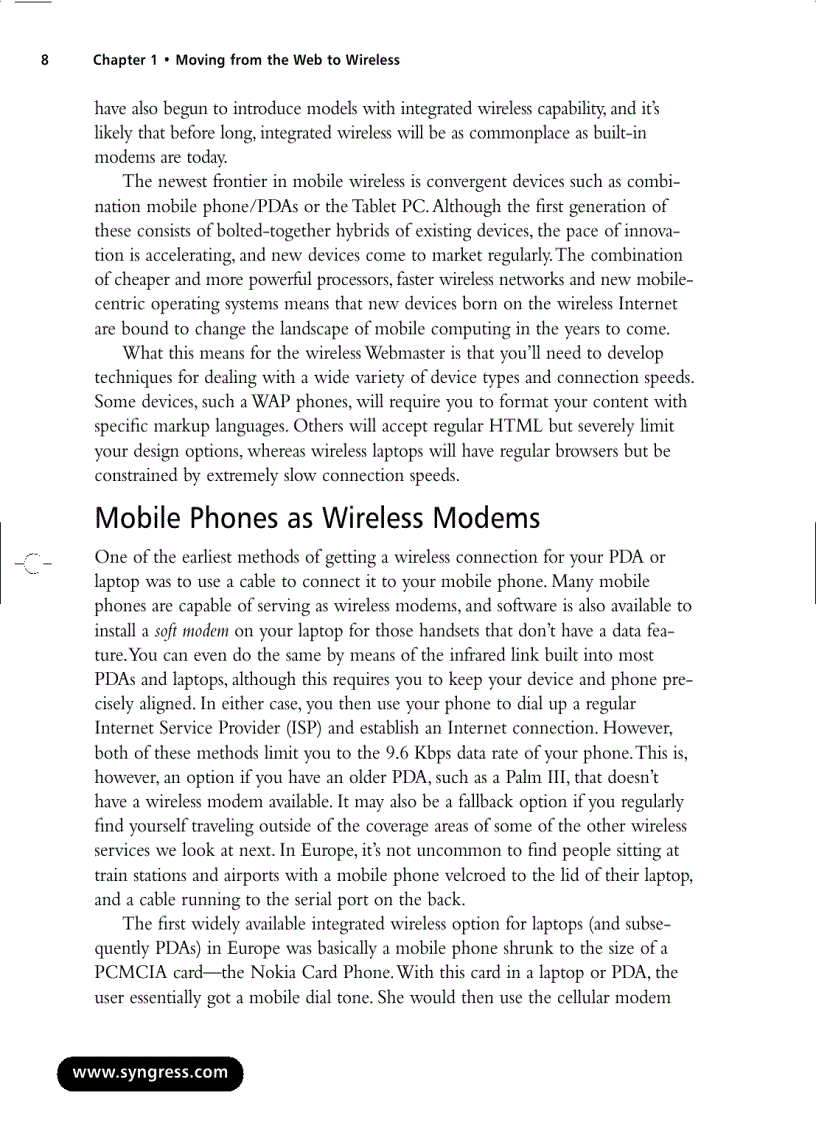 image for page Webmasters Guide to the Wireless Internet