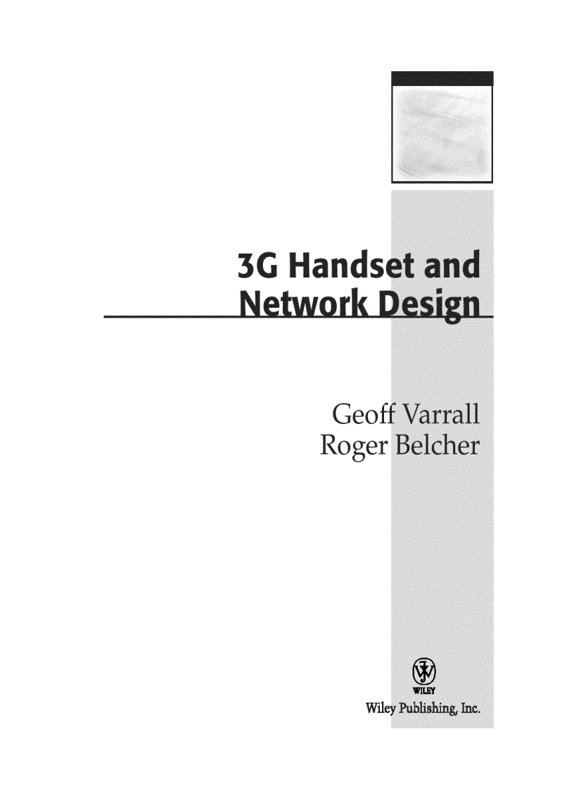3g handset and network design