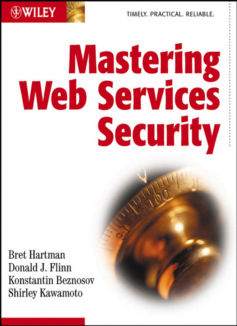 image for page Mastering web services security