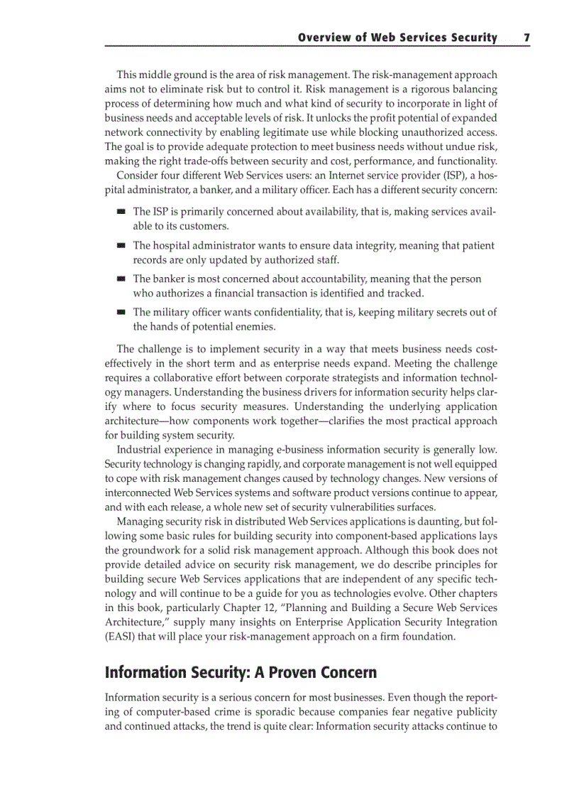 image for page Mastering web services security