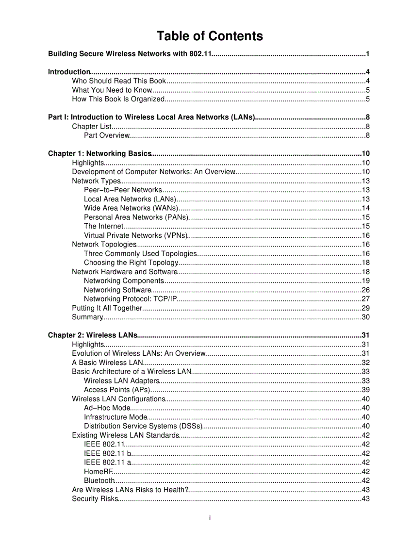 image for page Building secure wireless networks with 802 11