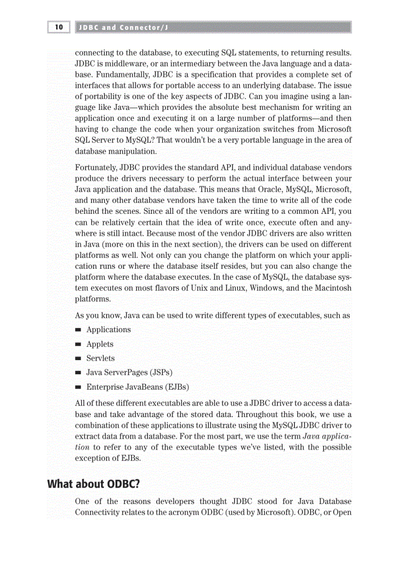 image for page Mysql and java developer s guide