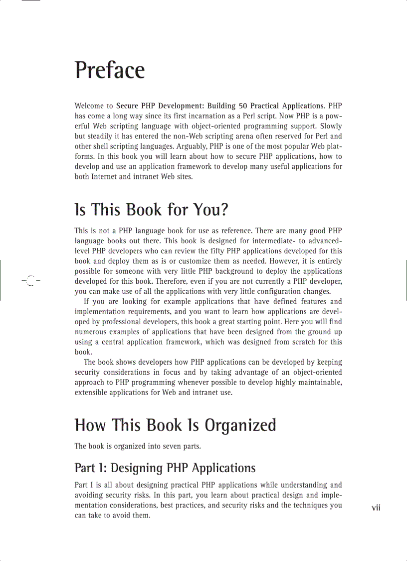 image for page Secure php development building 50 practical applications